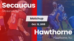 Matchup: Secaucus vs. Hawthorne  2018