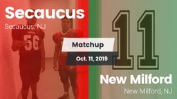 Matchup: Secaucus vs. New Milford  2019