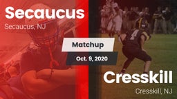 Matchup: Secaucus vs. Cresskill  2020