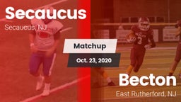 Matchup: Secaucus vs. Becton  2020