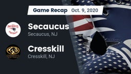 Recap: Secaucus  vs. Cresskill  2020