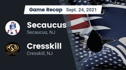 Recap: Secaucus  vs. Cresskill  2021