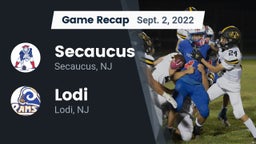 Recap: Secaucus  vs. Lodi  2022