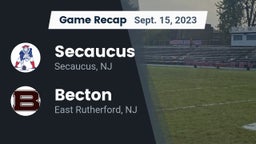 Recap: Secaucus  vs. Becton  2023