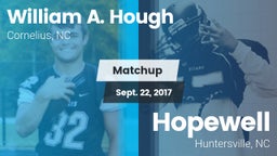 Matchup: William A. Hough vs. Hopewell  2017