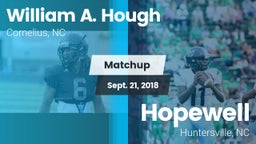 Matchup: William A. Hough vs. Hopewell  2018