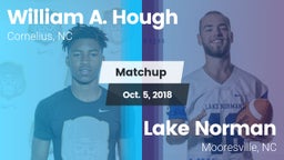 Matchup: William A. Hough vs. Lake Norman  2018