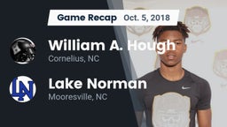 Recap: William A. Hough  vs. Lake Norman  2018