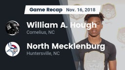 Recap: William A. Hough  vs. North Mecklenburg  2018