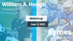 Matchup: William A. Hough vs. Byrnes  2019