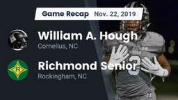 Recap: William A. Hough  vs. Richmond Senior  2019