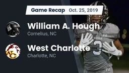 Recap: William A. Hough  vs. West Charlotte  2019