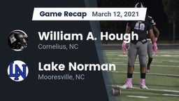 Recap: William A. Hough  vs. Lake Norman  2021