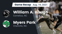Recap: William A. Hough  vs. Myers Park  2021