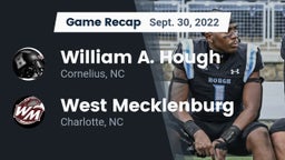 Recap: William A. Hough  vs. West Mecklenburg  2022