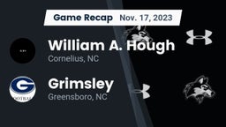 Recap: William A. Hough  vs. Grimsley  2023