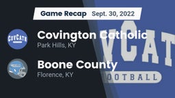 Recap: Covington Catholic  vs. Boone County  2022
