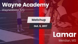 Matchup: Wayne Academy vs. Lamar  2017