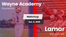 Matchup: Wayne Academy vs. Lamar  2018
