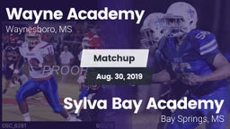 Matchup: Wayne Academy vs. Sylva Bay Academy  2019
