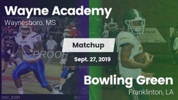 Matchup: Wayne Academy vs. Bowling Green  2019