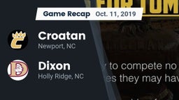 Recap: Croatan  vs. Dixon  2019