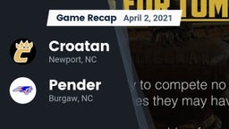 Recap: Croatan  vs. Pender  2021