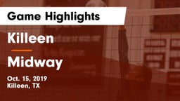 Killeen  vs Midway  Game Highlights - Oct. 15, 2019