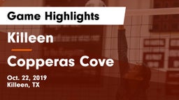 Killeen  vs Copperas Cove  Game Highlights - Oct. 22, 2019