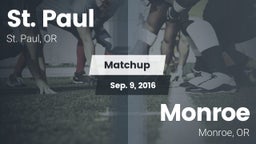 Matchup: St. Paul  vs. Monroe  2016