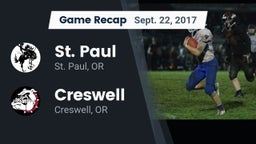 Recap: St. Paul  vs. Creswell  2017