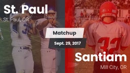 Matchup: St. Paul  vs. Santiam  2017