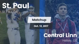 Matchup: St. Paul  vs. Central Linn  2017
