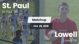 Matchup: St. Paul  vs. Lowell  2018
