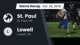 Recap: St. Paul  vs. Lowell  2018