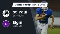 Recap: St. Paul  vs. Elgin  2018