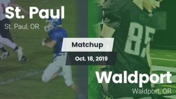 Matchup: St. Paul  vs. Waldport  2019