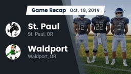 Recap: St. Paul  vs. Waldport  2019