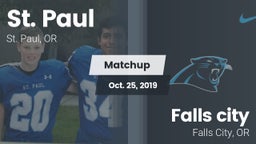 Matchup: St. Paul  vs. Falls city   2019