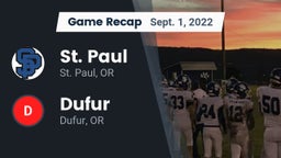 Recap: St. Paul  vs. Dufur  2022