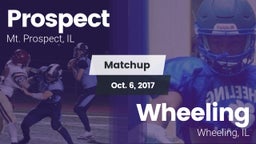 Matchup: Prospect  vs. Wheeling  2017