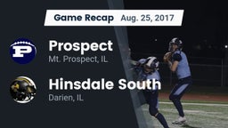 Recap: Prospect  vs. Hinsdale South  2017