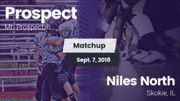 Matchup: Prospect  vs. Niles North  2018