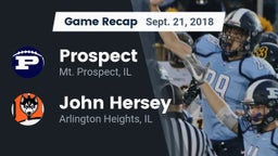 Recap: Prospect  vs. John Hersey  2018