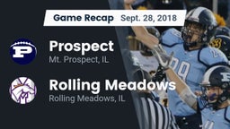 Recap: Prospect  vs. Rolling Meadows  2018