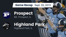 Recap: Prospect  vs. Highland Park  2019
