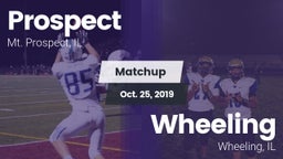 Matchup: Prospect  vs. Wheeling  2019
