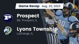 Recap: Prospect  vs. Lyons Township  2023
