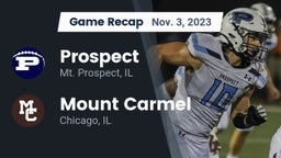 Recap: Prospect  vs. Mount Carmel  2023