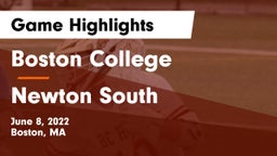 Boston College  vs Newton South  Game Highlights - June 8, 2022